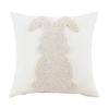 Spring Easters Pillow Cover Comfortable Plushes Faux Furs Pillow Case for Bedroom Room Sofa Decorations