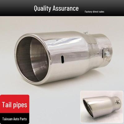 Tuyau d'échappement arrière en acier inoxydable pour Prado, Reiz, Camry, RAV4, S6 - Argent