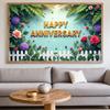 Party Backdrop Easy-to-hang Outdoor Photo Anniversary Elegant Celebration for Garden