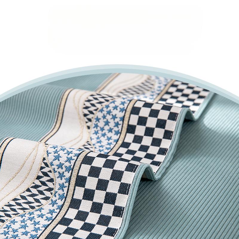 Pachet complet Nordic Home Estetic Covoraș pentru canapea Four Seasons Husă universală pentru canapea anti-alunecare Pernă de șezut simplă și de ultimă generație Husă din pânză pentru spătar