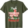 Parrot Lover Funny Saying Graphic Tee Breathable Cotton Casual Short Sleeve TShirt Gift