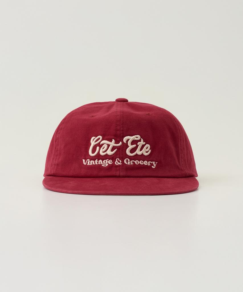 Ssettette Vintage 90S Volume Og Logo Cap_Cherry