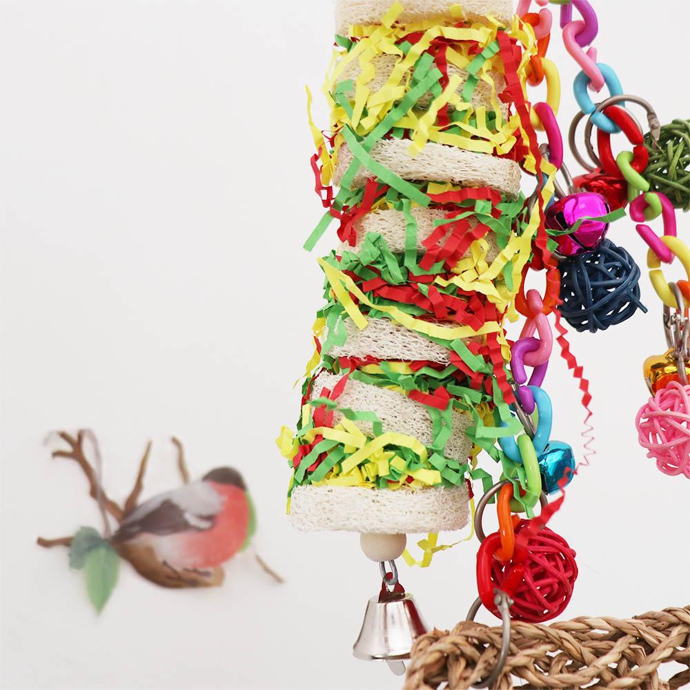 Funny Parrot Toys Swing Pet Chew Toys Bird Supplies Bird Toys  Cockatiel