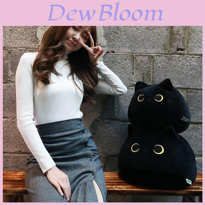 Adorable Black Cat Shaped Plush Toy Soft Stuffed Doll For Cozy Comfort And Play