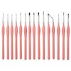 10-Piece Children's Paint Brush Set: Blue Handle Nylon Brushes for Acrylic, Watercolor, and Oil Painting