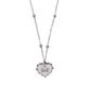 High School Disco Fairy Heart Ribbon Necklace