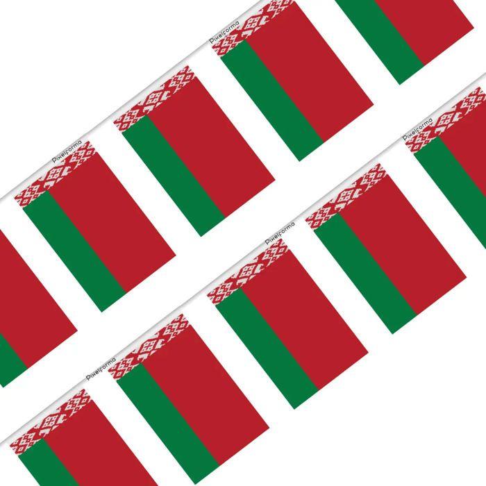 Guirlande Drapeau Biélorussie 100 pièces 14 x 21 cm