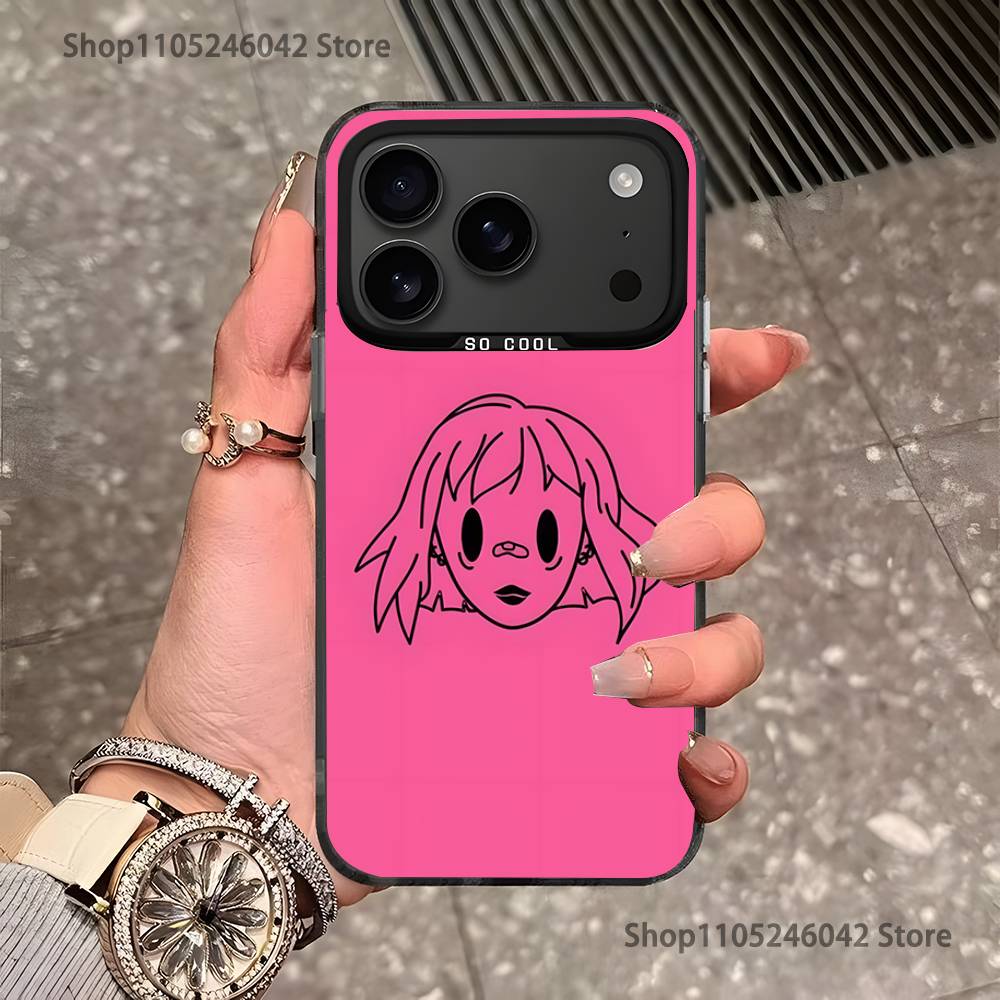 P-Poshlaya M-Molly Band For Black Candy Matte Cover iPhone 17,16,15,14,13,12,11,Pro,MAX,Plus