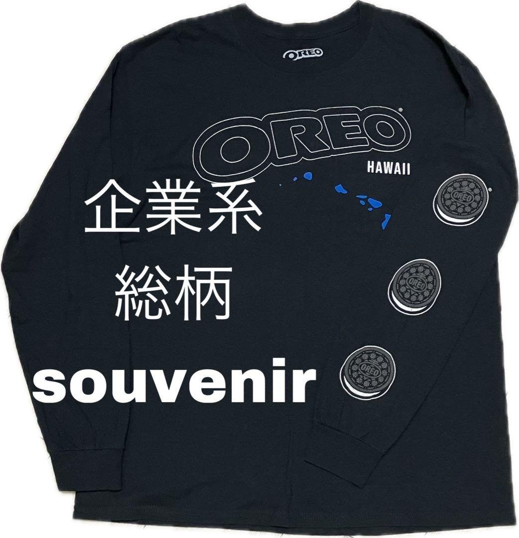 

[Б/У] Футболка с длинным рукавом OREO Hawaii Сувенир L Сплошной рисунок Редкий товар