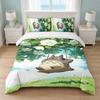 My Neighbor Totoro Bedroom 3Pcs Bedding Set Soft Bed Sheet Pillowcases Home Bedding Decoration