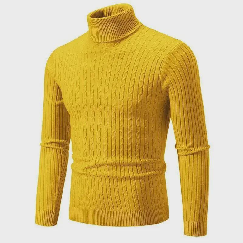 Autumn & Winter Casual Knitted Turtleneck Pullover Sweater