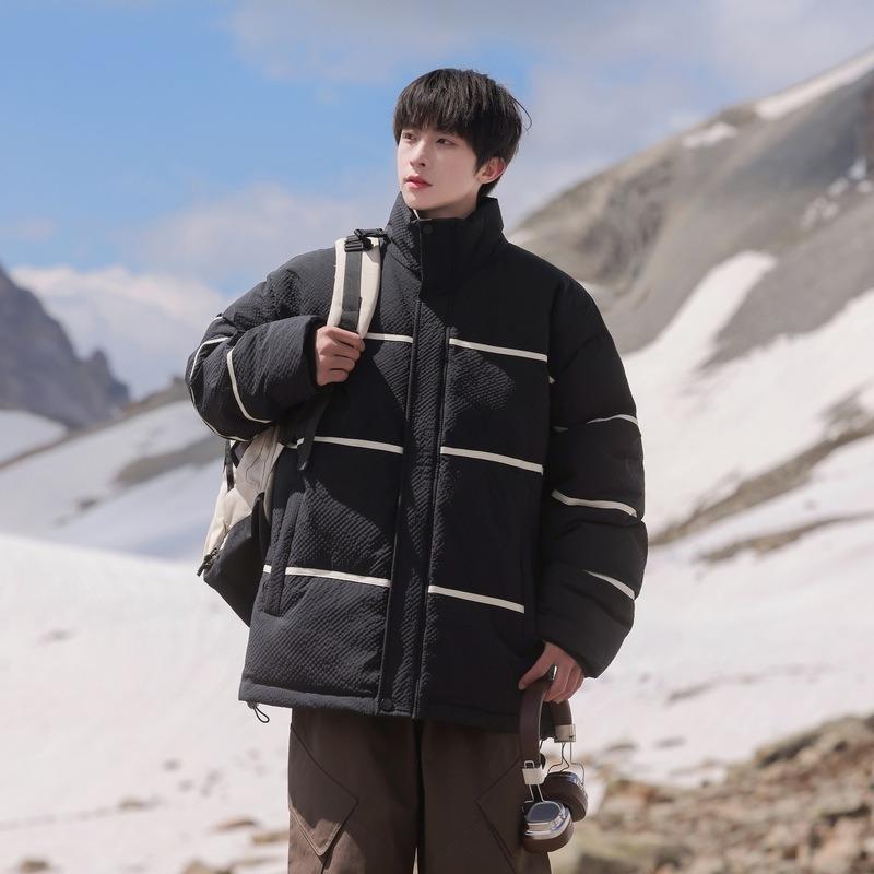 Warm and Cold-resistant Stand-up Collar Down Jacket, Fashionable Winter New Loose Casual Versatile