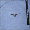 Mizuno Training Wear Stretch Sweat Hoodie for Easy Parisian Blue Size XL Movement, 32MCA330, Heather,