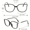 1 piece Set of Women's Full Frame Transparent Glasses Lightweight and Comfortable Design Comfortable Glasses