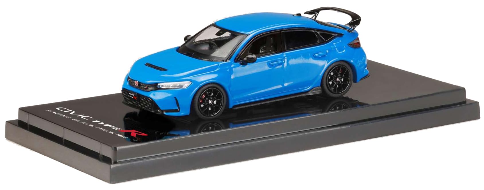

Hobby Japan HJ64 Масштаб Honda Civic Type R Racing Black Package 2025 Racing Blue Pearl Готовая модель HJ644063BL 1/64 (ФЛ5)