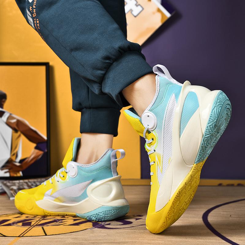 New sonic 10 youth student guard basketball shoes men's cushioned low-top wear-resistant breathable combat sports shoes