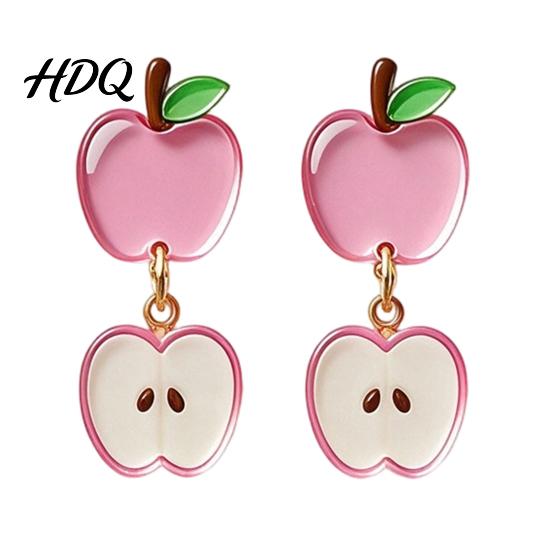 Youthful Look Fashion Accessories 1 Pair Teacher Earrings for Women Cute 2D Acrylic Crayon Pencil Backpack Stationery Themed Jewelry Teachers Number