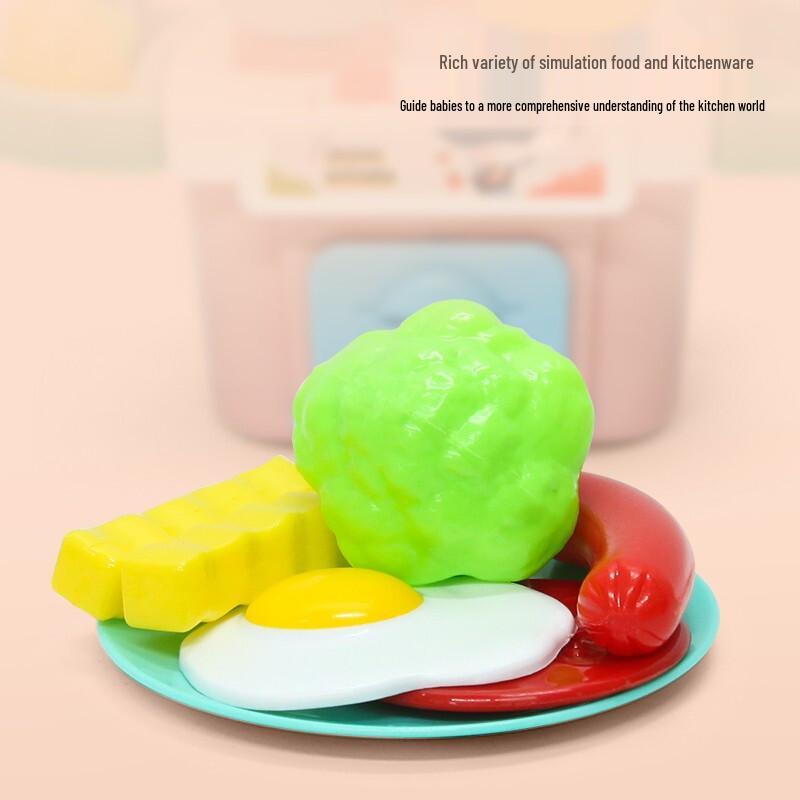 Bainshee Kids Play Kitchen Set with Sound & Light