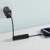 USB-C spiral cable - USB-C 480Mb/s 3A 1.2m - black