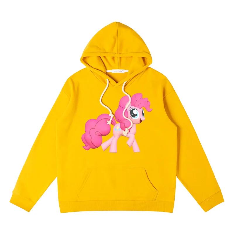 Hooded Sweater My Little Pony Clothes Casual Pinkamena Diane Pie Loose 2025 Comfortable Anime Women's Hoodie Multi-color Cartoon