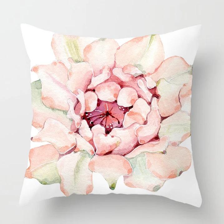 Cactus Flower Decorative Pillowcase Office Living Room Home Pillowcase Car Ornaments