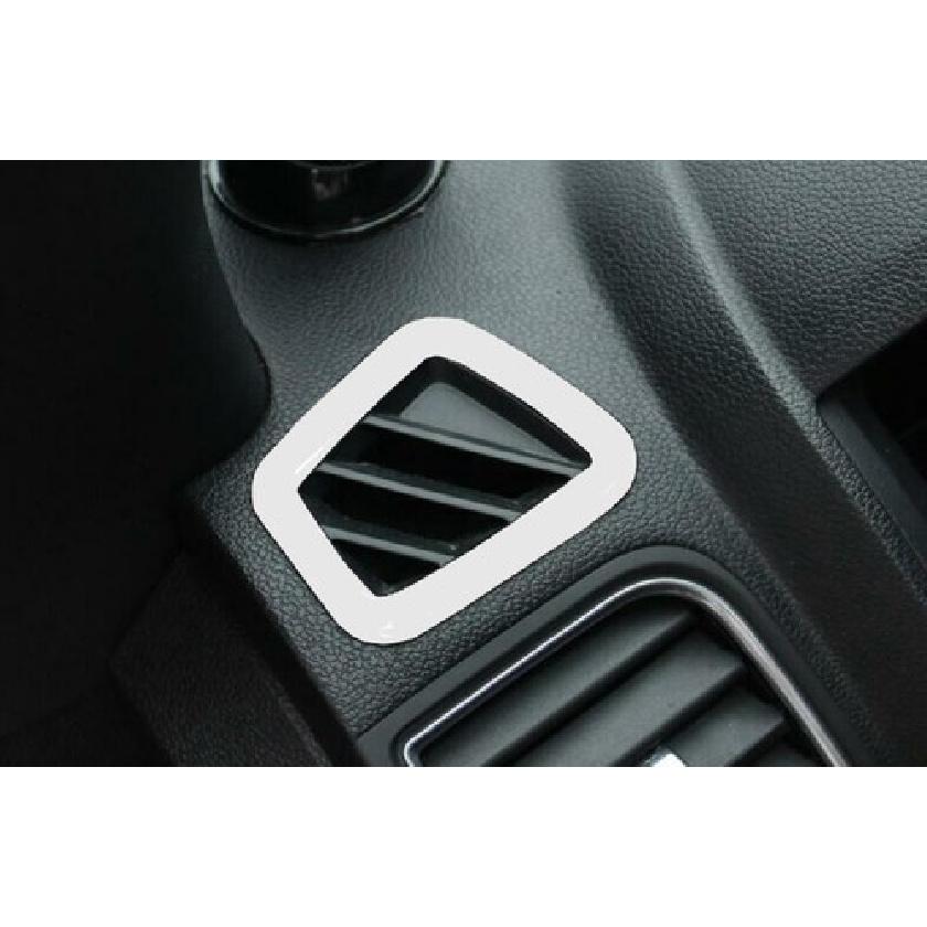 Car Dashboard L&R Air Outlet Vent Cover For Ford Explorer 2011- Bright White