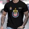 Mexico Soccer Team Emblem Print T-Shirt,Lightweight T-Shirt Breathable Cool, Comfortable Wear