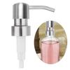 1PC Stainless Steel Soap Pump Liquid Lotion Dispenser Bottle Head Replacement Jar Tube Nozzles