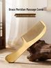 Durable Pure Brass Anti-static Scalp Therapy Comb for Hair Loss Prevention