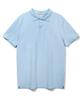 BAKKEN Classic Logo Cotton Pique Collar T-Shirt Bk8916_Blue