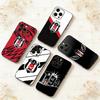 1 Stück F-Fashion B-Besiktas BJK Handyhülle Für iPhone 17,16,15,14,13,12,11 Plus,Pro Max,XS,Weiche Silikon Schwarze Hülle