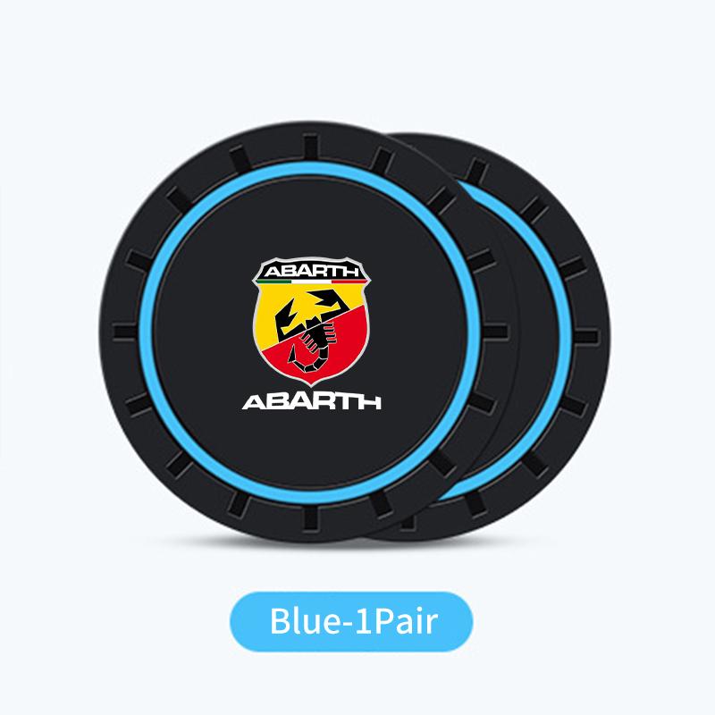 Car Silicone Coaster Mug Drinks Non-Slip Mat Mute Pad H Accessories For Fiat Abarth Grande Punto Tipo Stilo Ducato Palio 500x Brav