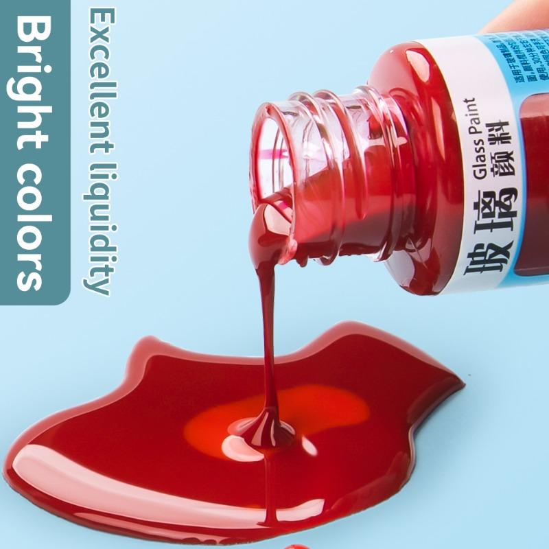 Creative 20ml Acrylic Paints Rich Color Waterproof Glass Pigments Tube For Painting Supplies Artist Drawing Art DIY Crafts