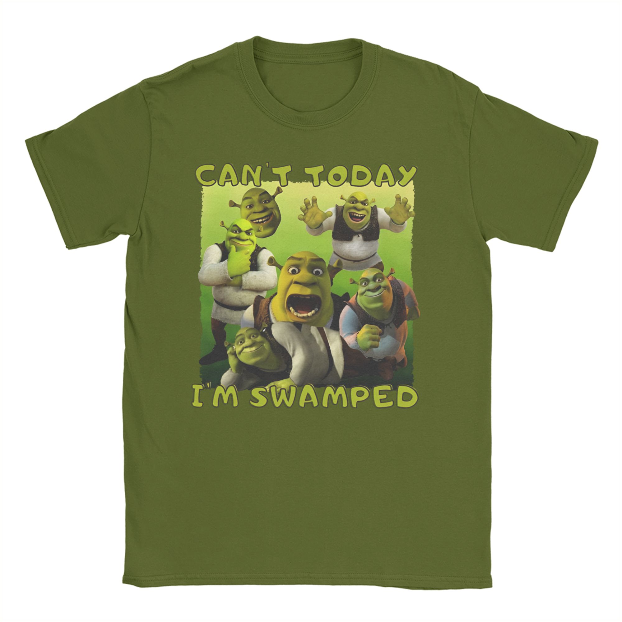 

Unisex Women Sexy SShreks Meme Face Wazowski T Shirts Cotton Clothing Novelty Short Sleeve Crewneck Tees 6XL TShirts 4XL