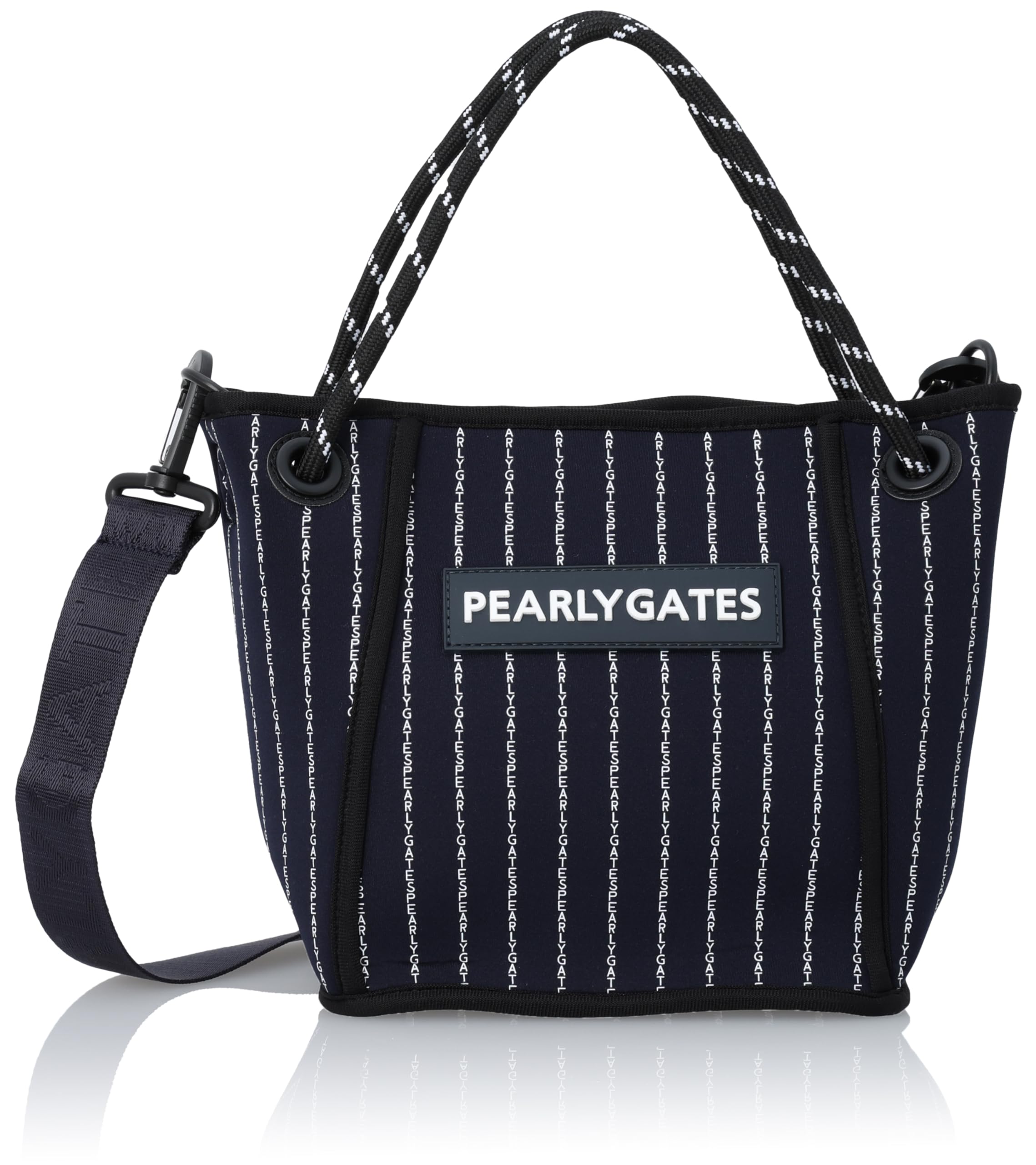 

[Pearly Gates] Unisex Cart Bag Logo Pinstripe Pattern Cart BAG 053-3281901 121Navy FR