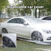 Universal Car Protective Cover S-XL Disposable Transparent Car Cover Outdoor Protection Waterproof Dust-Proof for Hatchback SUV