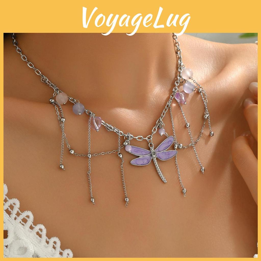 Animalinspired Alloy Dragonfly Choker With Gold Plating For Casual Wear