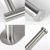 Stainless Steel Roll Paper Holder Self-adhesive Wall Mount Bathroom Toilet Paper Holder Kitchen Paper Towel Dispenser Storage Rack