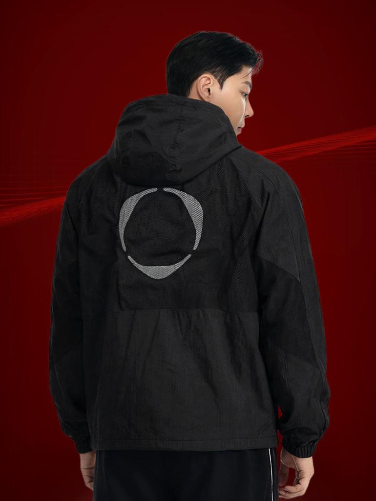 Basic Nylon Hoodie Jacket