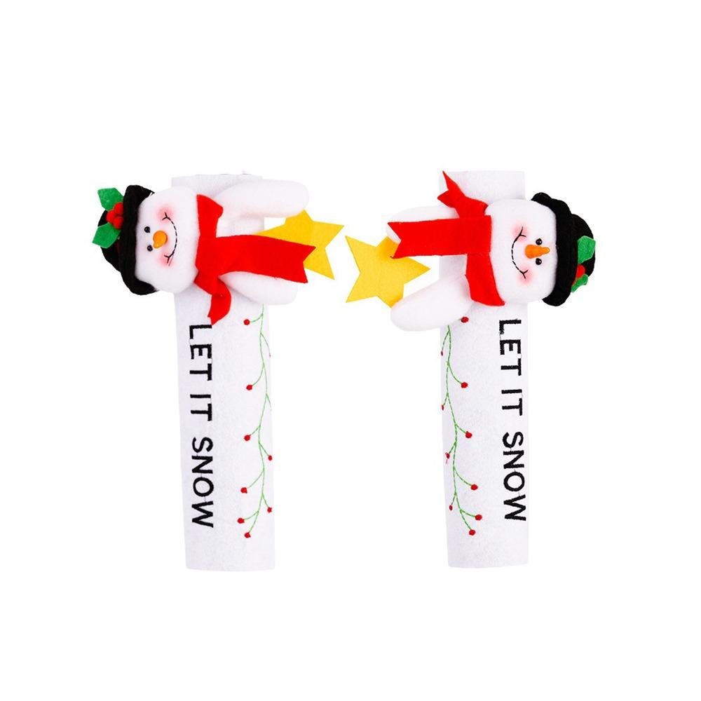 

Flannelette Door Handles Gloves Velvet Fridge Handle Protectors Kitchen Use Style 2