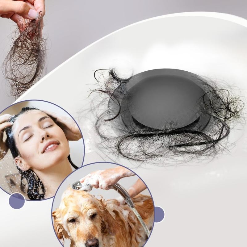 Brass Bathtub Stopper Push Type Bounce Cores Shower Drain Hair Catcher Universals Bath Tub Drain Stoppers Drain Plug