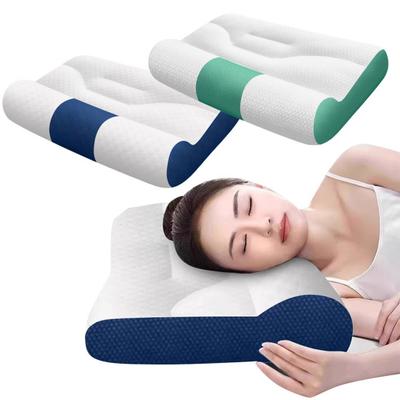 Memory Foam Cervical Pillow for Neck Strain Relief Adjustable Orthopedic Sandwich Pillow