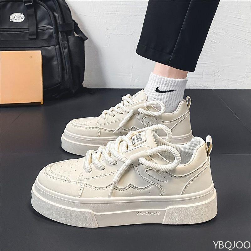 Spring Summer New Men's Shoes Thick Soled Trendy Versatile Casual Simple Comfortable Wear-resistant Sports Board Shoes
