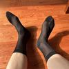 Grid Dress Socks Strip Thin Socks Elastic Men's Socks  Gentlemen