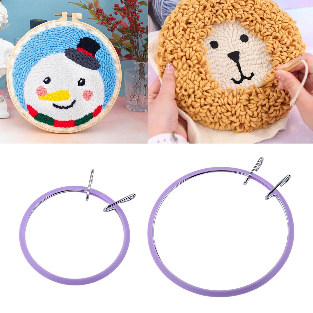 Metal Embroidery Frame Adjustment Crosses Stitching Hoop Embroidery Hoop Easy to Use For Handmade Crafts