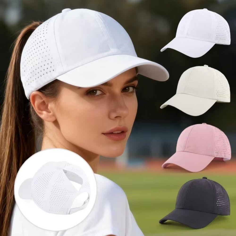 Quick-Drying Women‘s Baseball Caps Lightweight Running Cap Unisex Sun Hat Summer Season