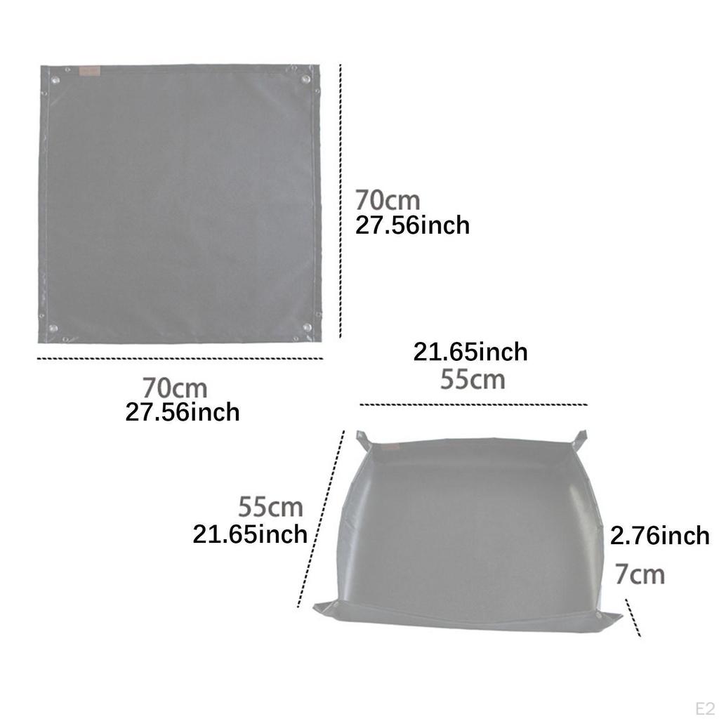 under Grill Mat Floor Pad Flame Retardant Fire Resistant Insulation Deck and Protector