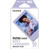 Pack of 10 Lavender Instax Mini Photos - Fujifilm - Instant Printing - Size 5.4 X 8.6 Cm