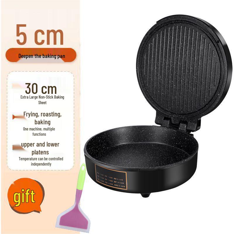 Automatic Electric Non-stick Double-Sided Pancake & Crepe Maker with Safety Power-Off