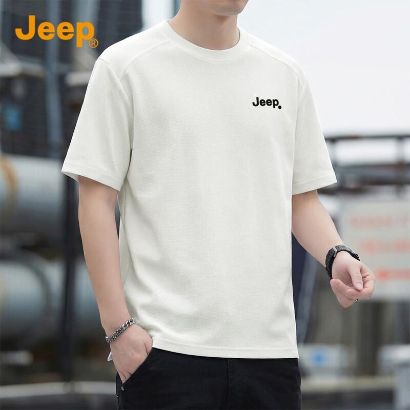 Jeep Men s Premium Solid Color Short Sleeve T-Shirt 3XL